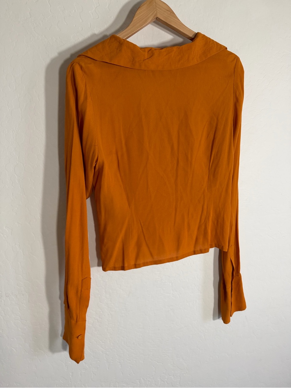 Faithfull The Brand Serrador Shirt in Orange / Marigold - US 6 / Medium - Picture 3 of 3